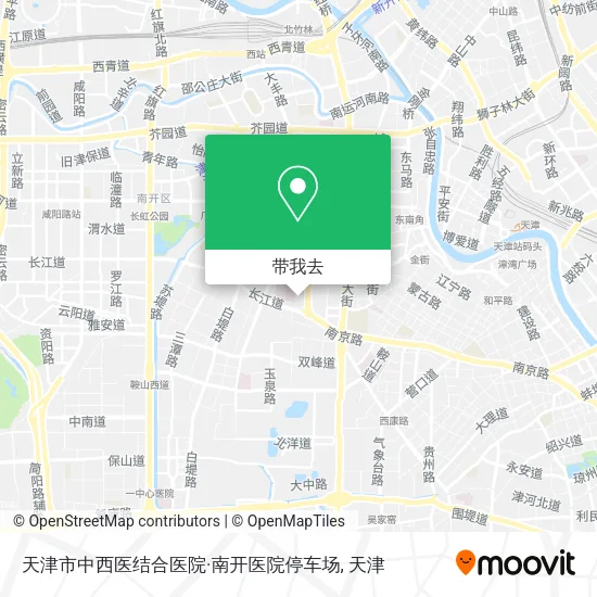 天津市中西医结合医院·南开医院停车场地图