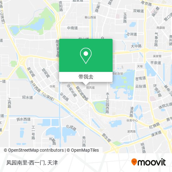 凤园南里-西一门地图