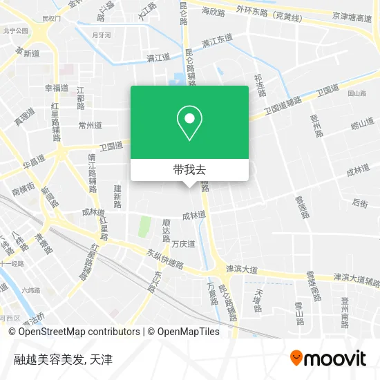 融越美容美发地图