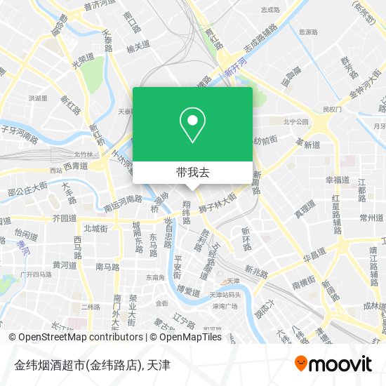 金纬烟酒超市(金纬路店)地图