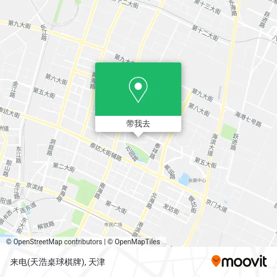 来电(天浩桌球棋牌)地图