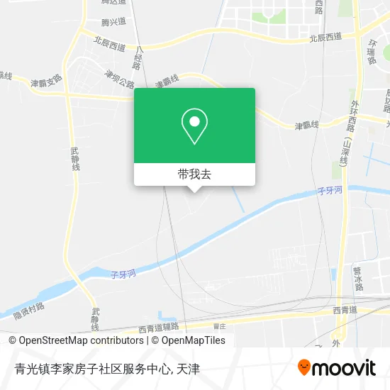 青光镇李家房子社区服务中心地图