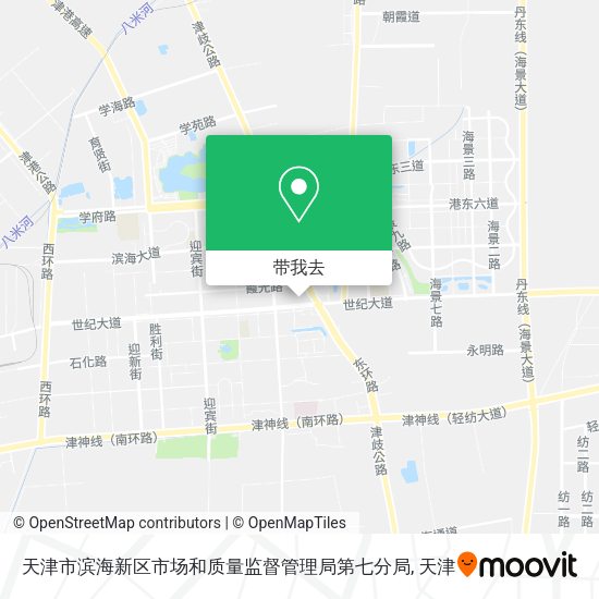 天津市滨海新区市场和质量监督管理局第七分局地图