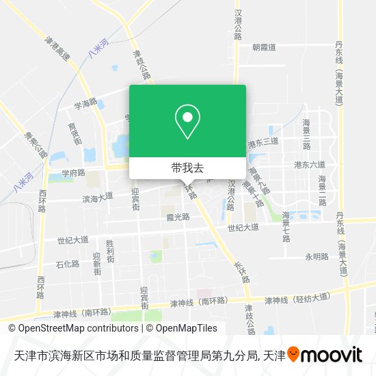 天津市滨海新区市场和质量监督管理局第九分局地图