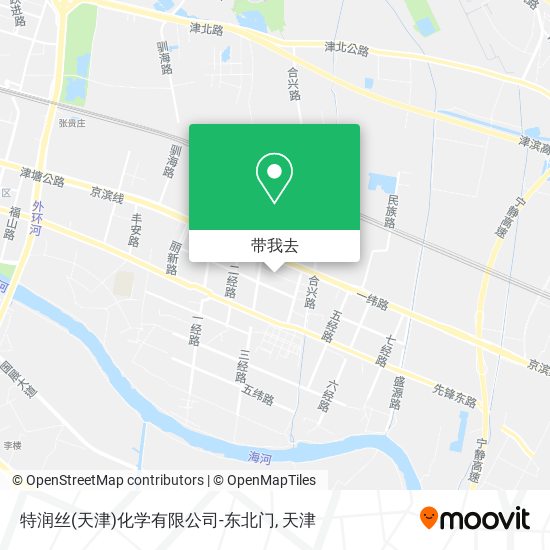 特润丝(天津)化学有限公司-东北门地图