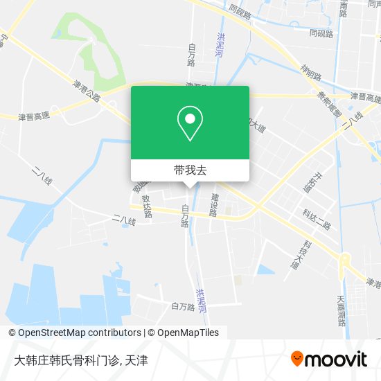 大韩庄韩氏骨科门诊地图