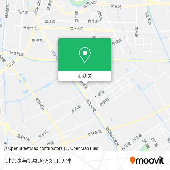 北营路与御惠道交叉口地图