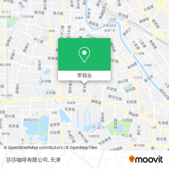 莎莎咖啡有限公司地图