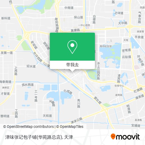 津味张记包子铺(华苑路总店)地图