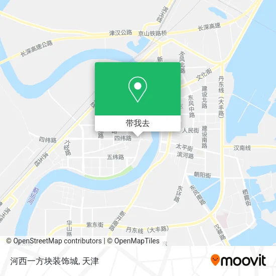 河西一方块装饰城地图