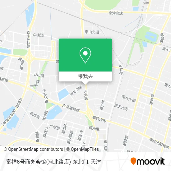 富祥8号商务会馆(河北路店)-东北门地图