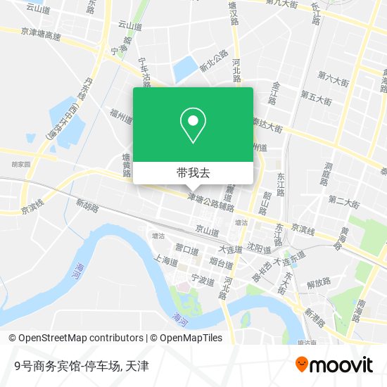 9号商务宾馆-停车场地图