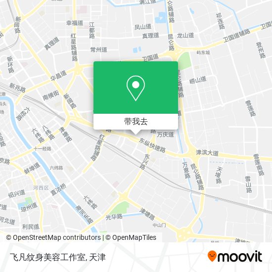 飞凡纹身美容工作室地图