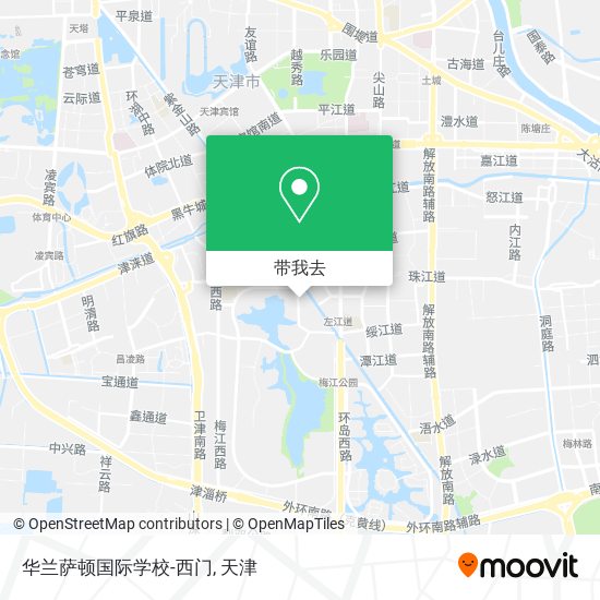 华兰萨顿国际学校-西门地图