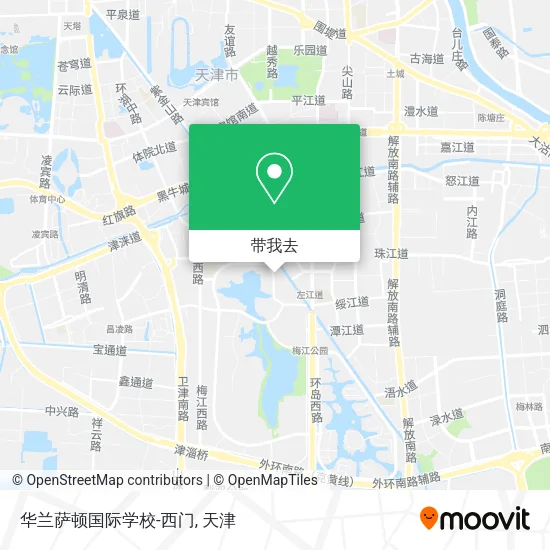 华兰萨顿国际学校-西门地图