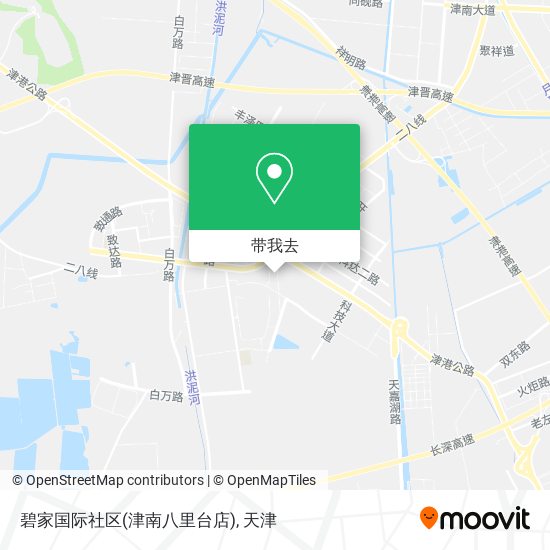 碧家国际社区(津南八里台店)地图