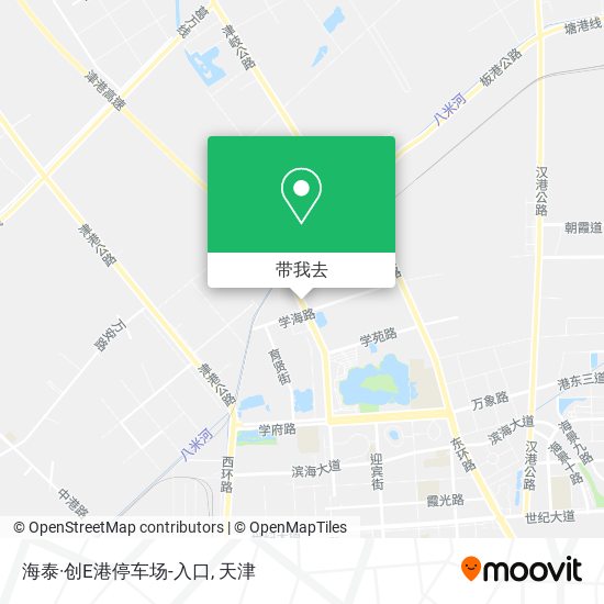 海泰·创E港停车场-入口地图