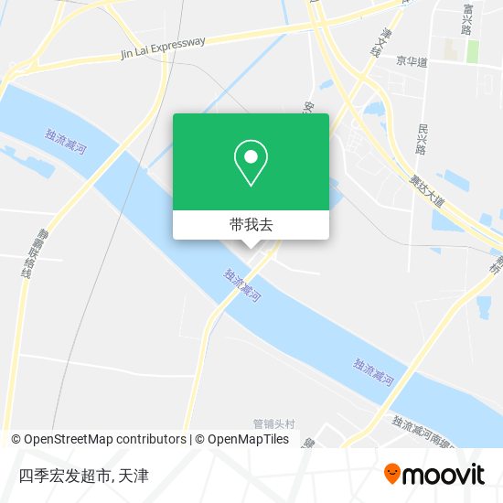 四季宏发超市地图