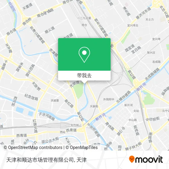 天津和顺达市场管理有限公司地图