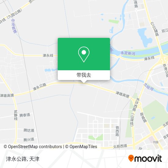 津永公路地图