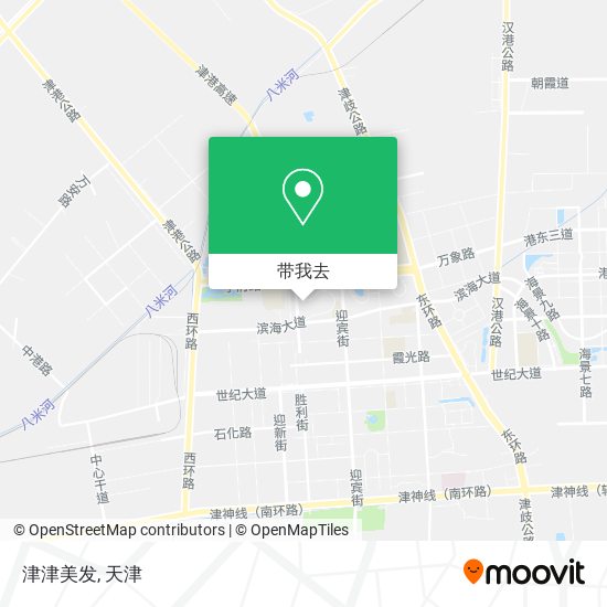 津津美发地图