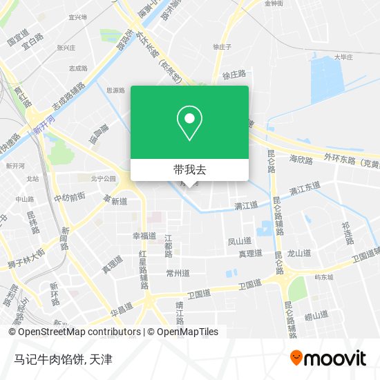 马记牛肉馅饼地图