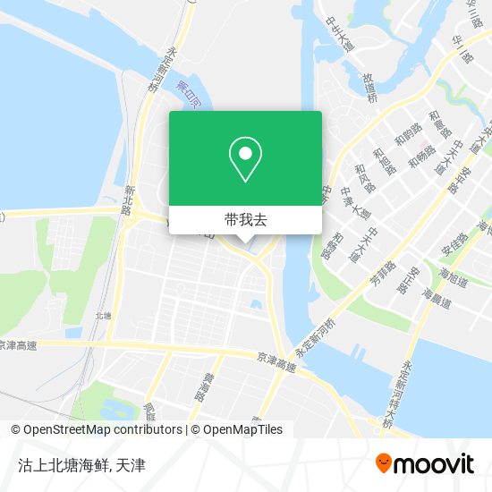 沽上北塘海鲜地图