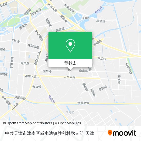 中共天津市津南区咸水沽镇胜利村党支部地图