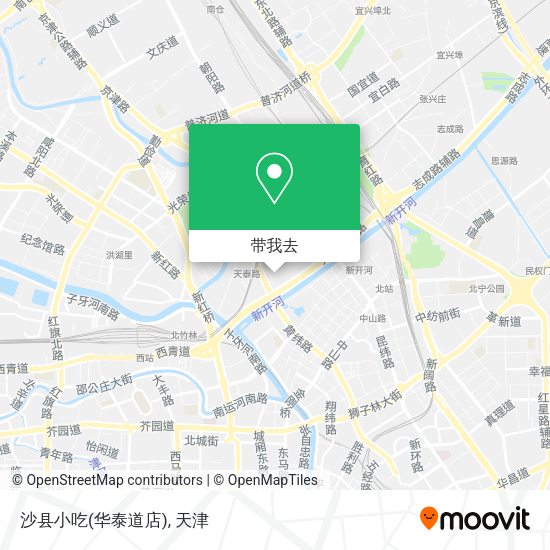 沙县小吃(华泰道店)地图