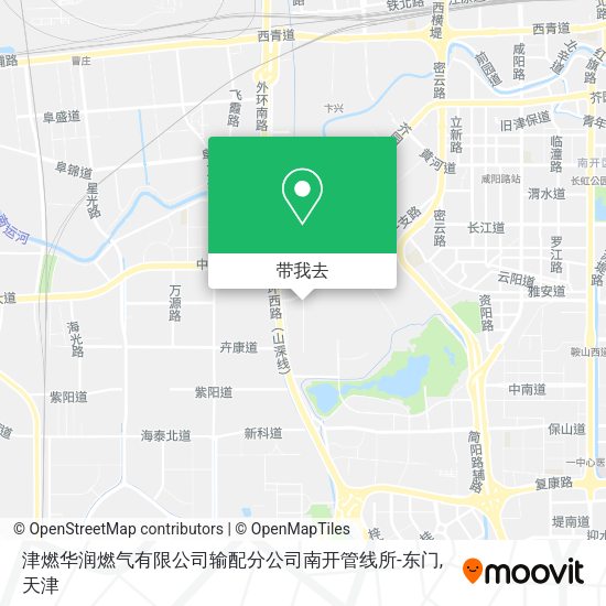 津燃华润燃气有限公司输配分公司南开管线所-东门地图