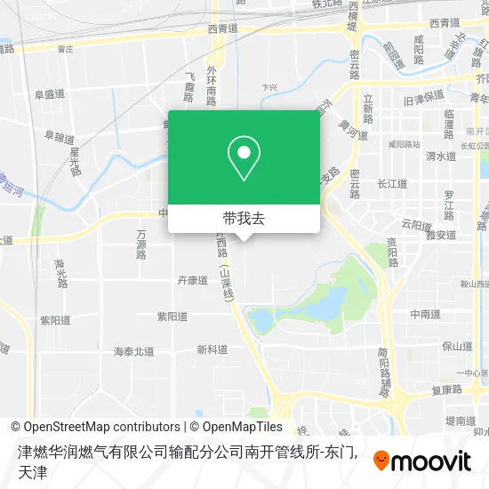 津燃华润燃气有限公司输配分公司南开管线所-东门地图