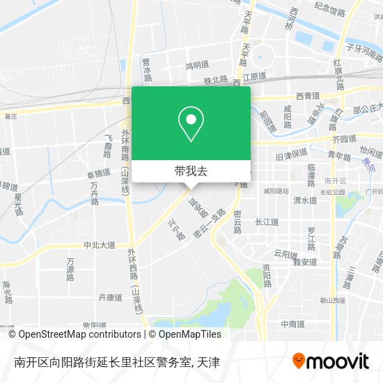 南开区向阳路街延长里社区警务室地图