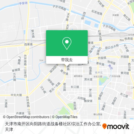 天津市南开区向阳路街道战备楼社区综治工作办公室地图