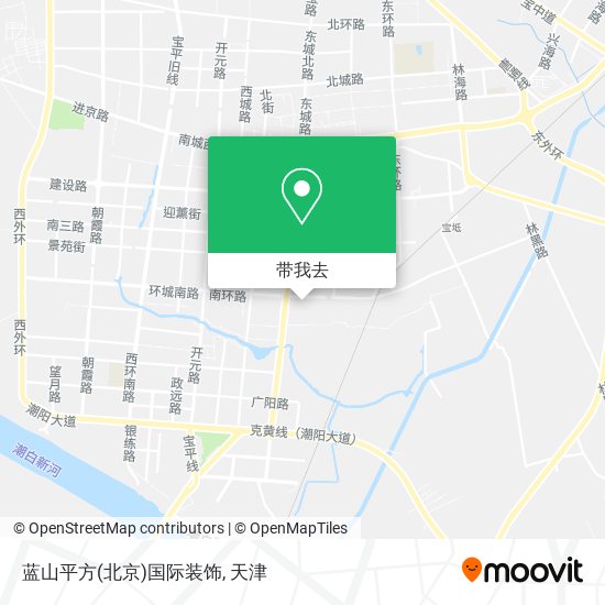 蓝山平方(北京)国际装饰地图