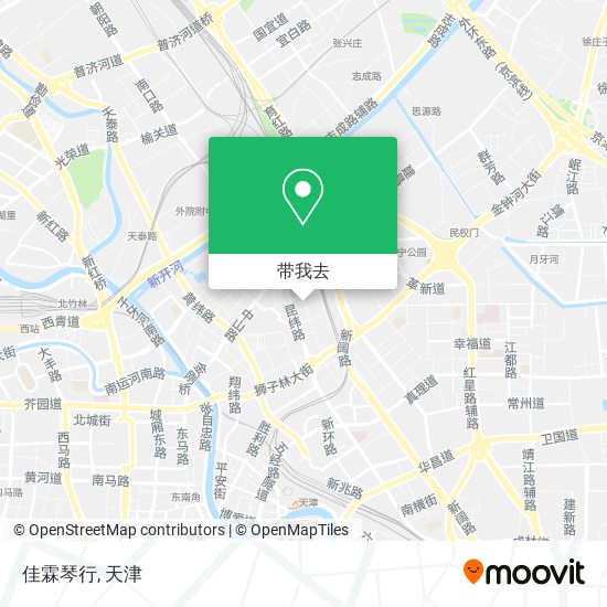 佳霖琴行地图