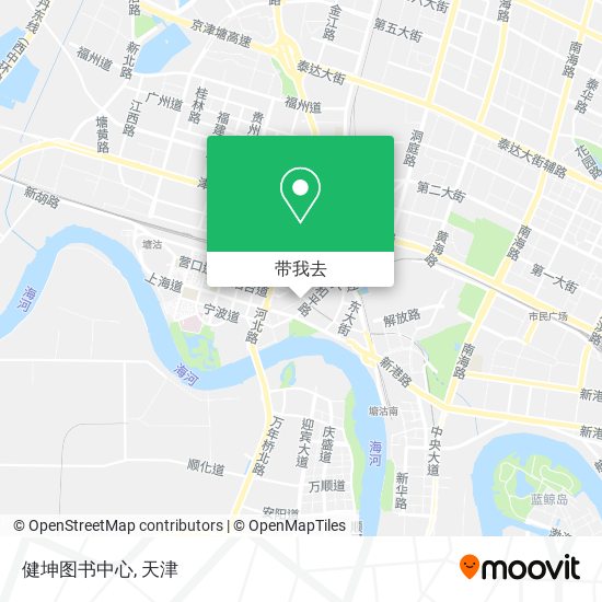 健坤图书中心地图