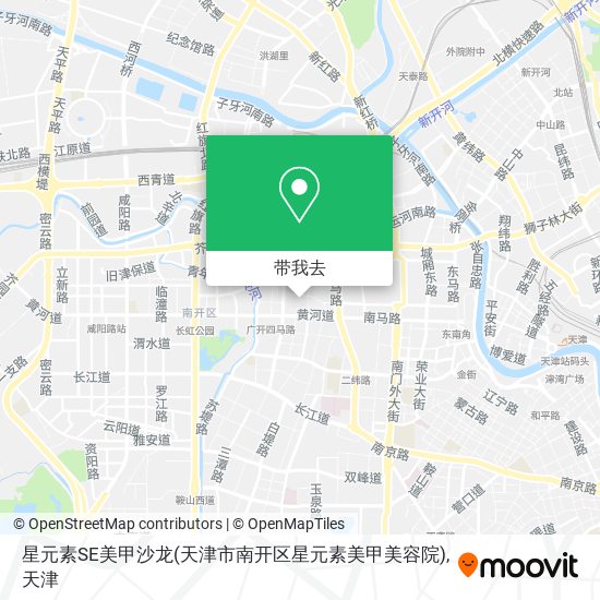 星元素SE美甲沙龙(天津市南开区星元素美甲美容院)地图