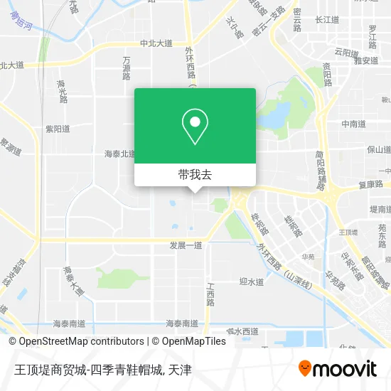 王顶堤商贸城-四季青鞋帽城地图