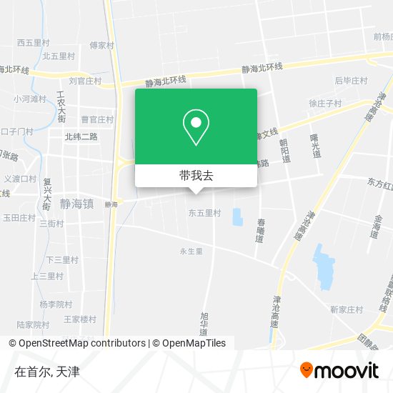 在首尔地图