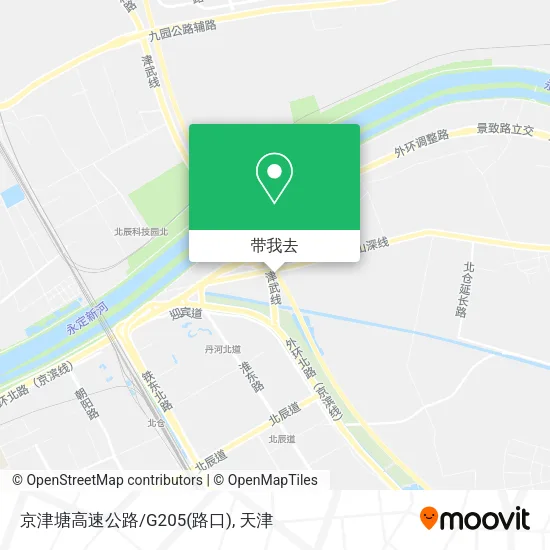 京津塘高速公路/G205(路口)地图