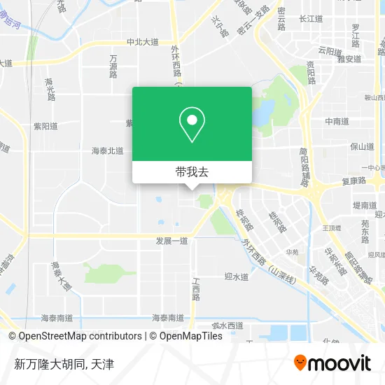 新万隆大胡同地图