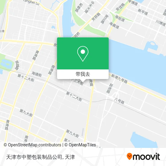 天津市中塑包装制品公司地图
