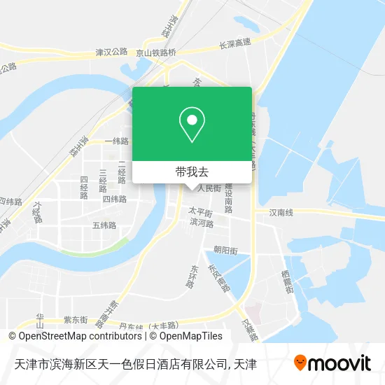 天津市滨海新区天一色假日酒店有限公司地图
