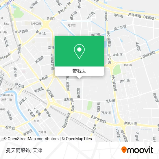 曼天雨服饰地图
