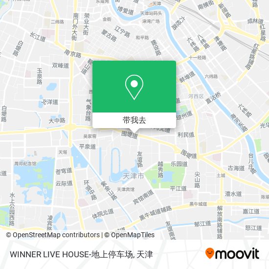 WINNER LIVE HOUSE-地上停车场地图