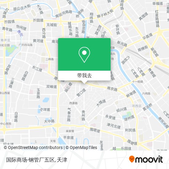 国际商场-钢管厂五区地图