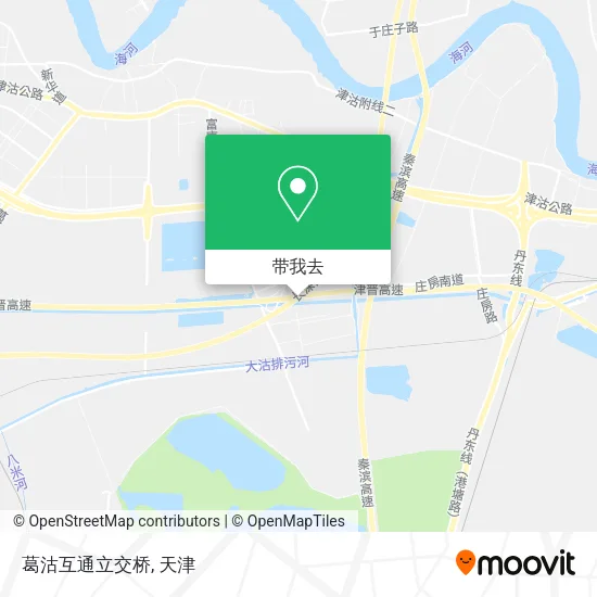 葛沽互通立交桥地图