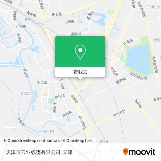 天津市云业线缆有限公司地图