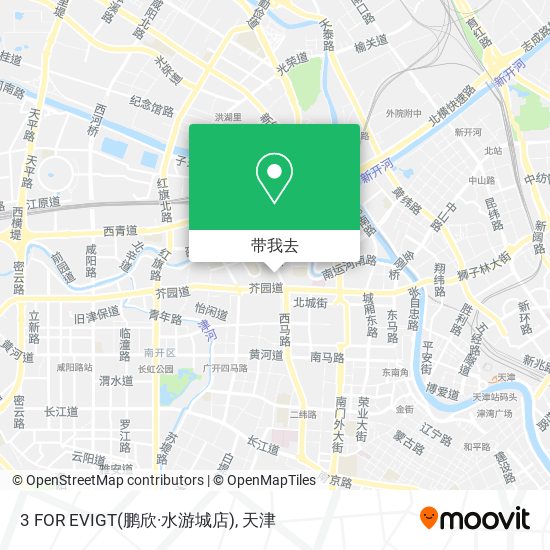 3 FOR EVIGT(鹏欣·水游城店)地图