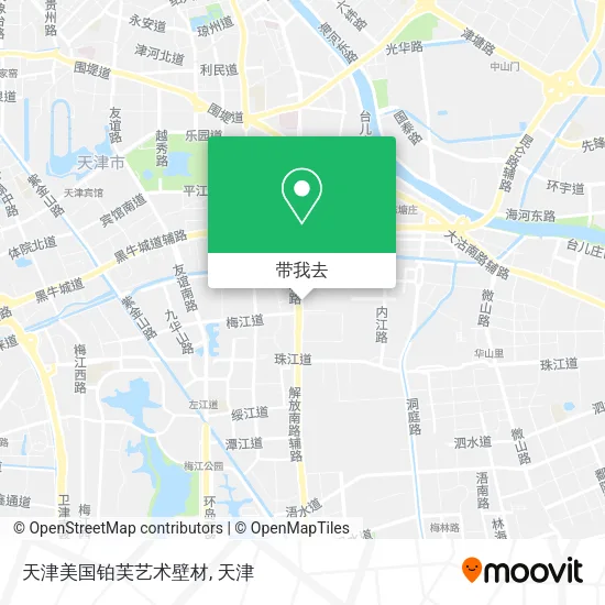 天津美国铂芙艺术壁材地图